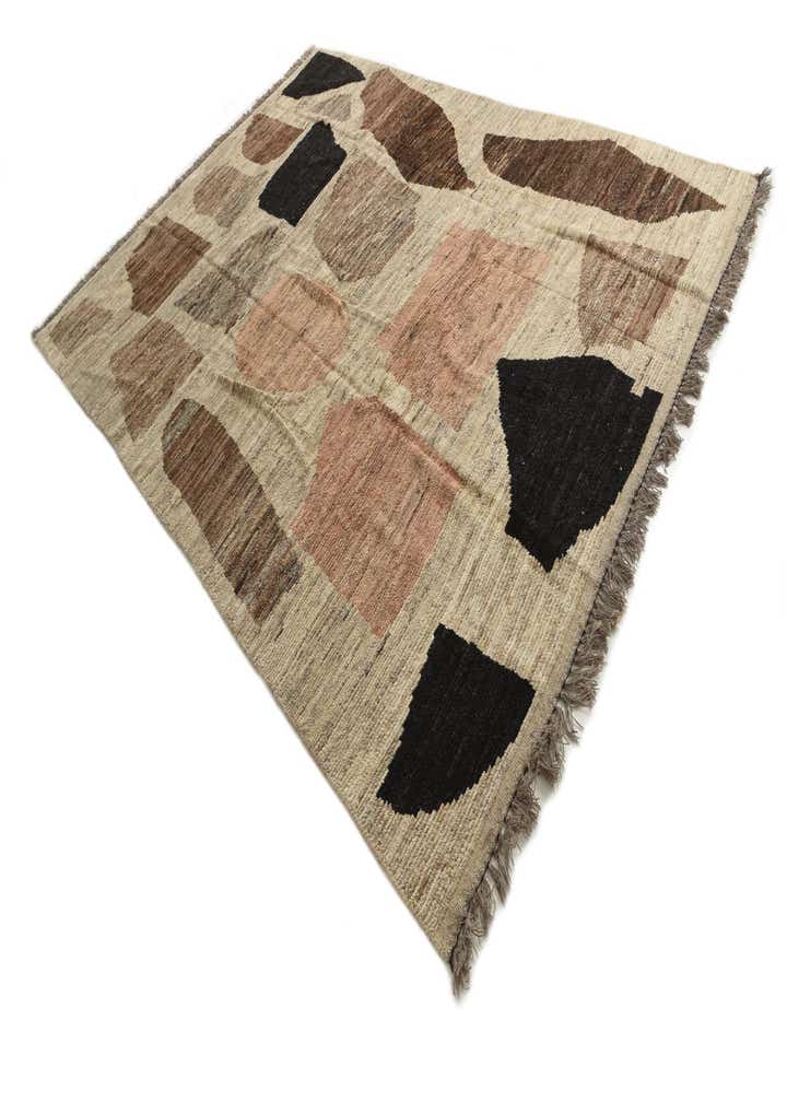 9' 2 x 12' 6 Hand Knotted Moroccan Wool Rug