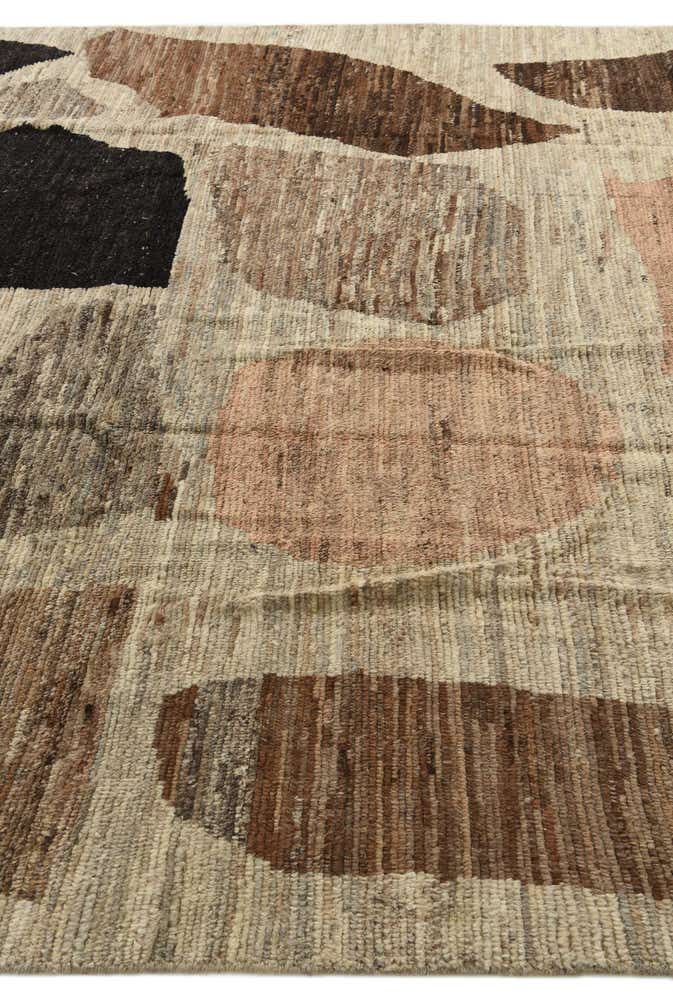 9' 2 x 12' 6 Hand Knotted Moroccan Wool Rug