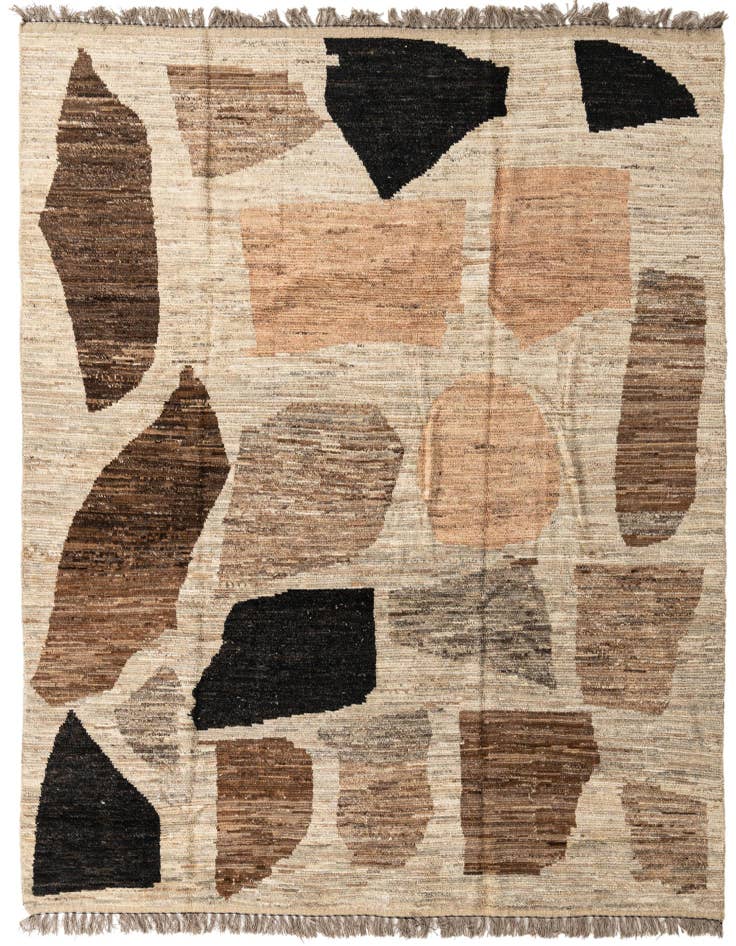Detail image of 9' 2 x 12' 6 Hand Knotted Moroccan Wool Rug