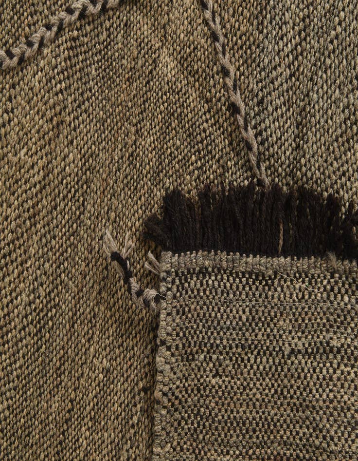 Detail image of 7' x 9' 10  Hand Knotted Moroccan Wool Rug