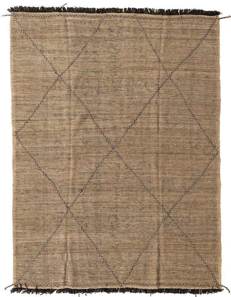 Detail image of 7' x 9' 4 Hand Knotted Moroccan Wool Rug