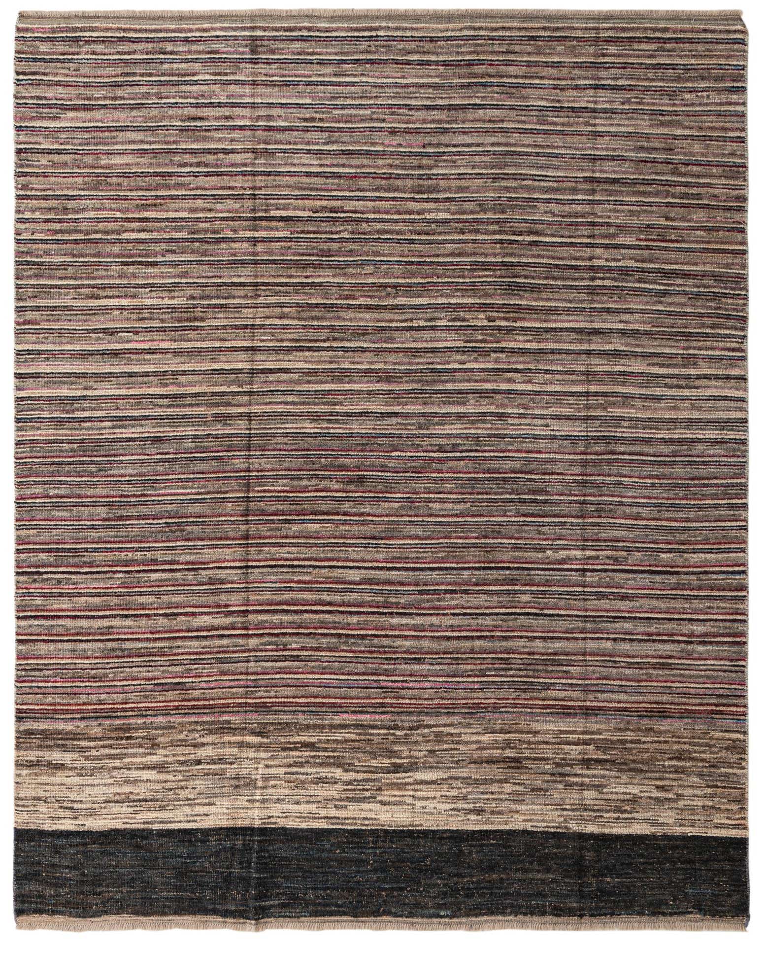 8' x 9' 10 Hand Knotted Moroccan Wool Rug