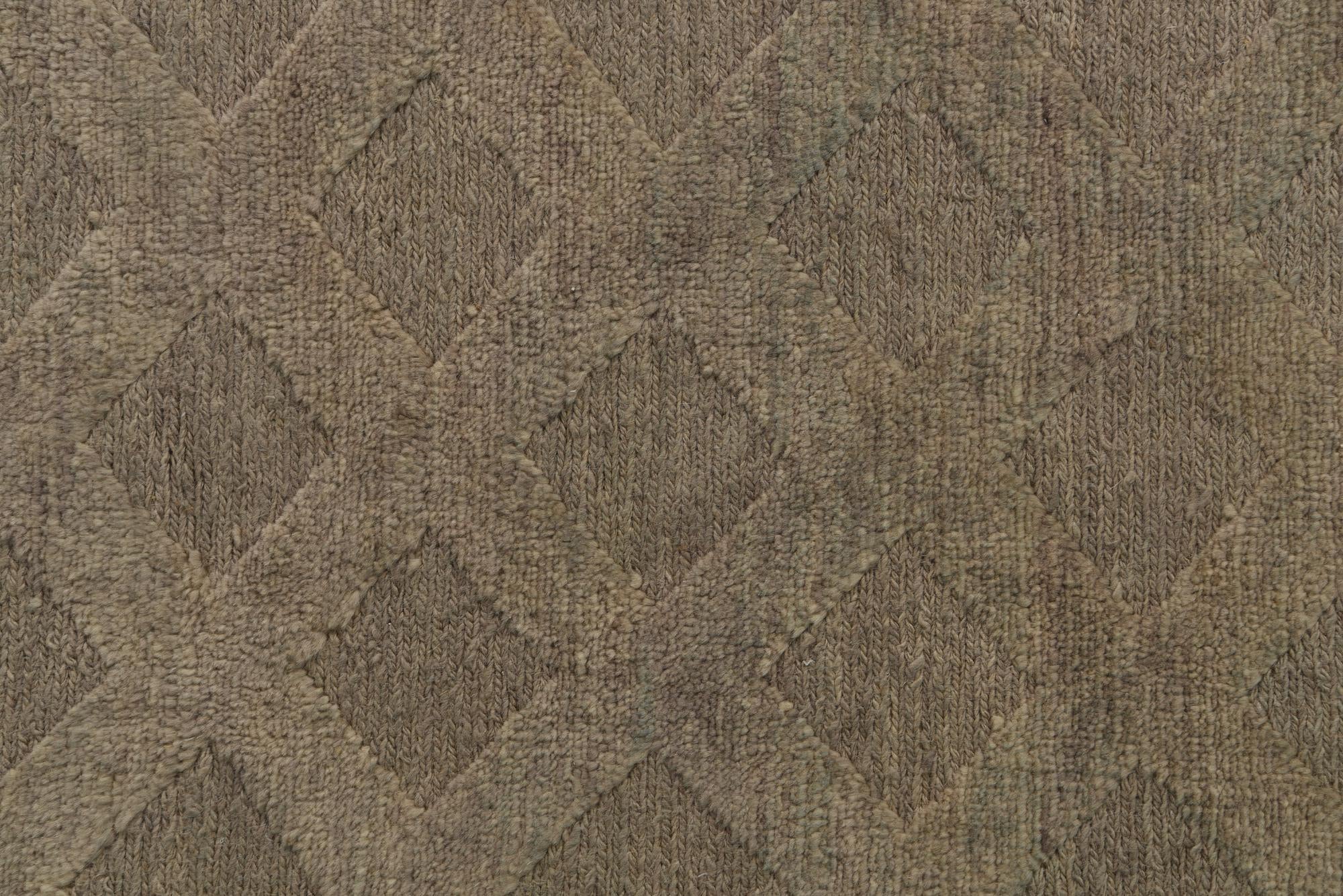 6' 1 x 8' Hand Knotted Moroccan Wool Rug