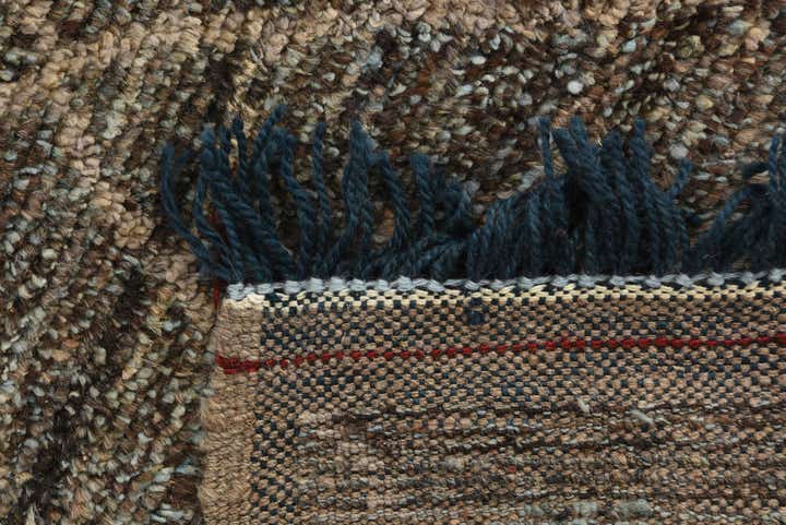 6' x 9' 1 Hand Knotted Moroccan Wool Rug