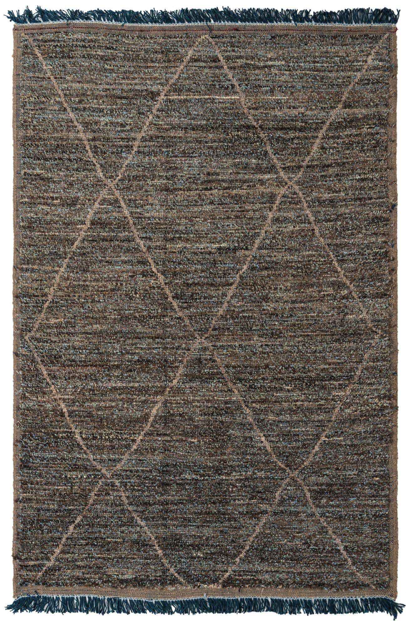6' x 9' 1 Hand Knotted Moroccan Wool Rug