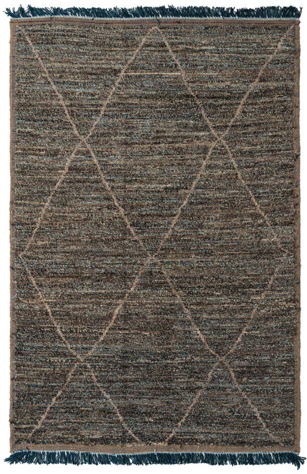 Detail image of 6' x 9' 1 Hand Knotted Moroccan Wool Rug