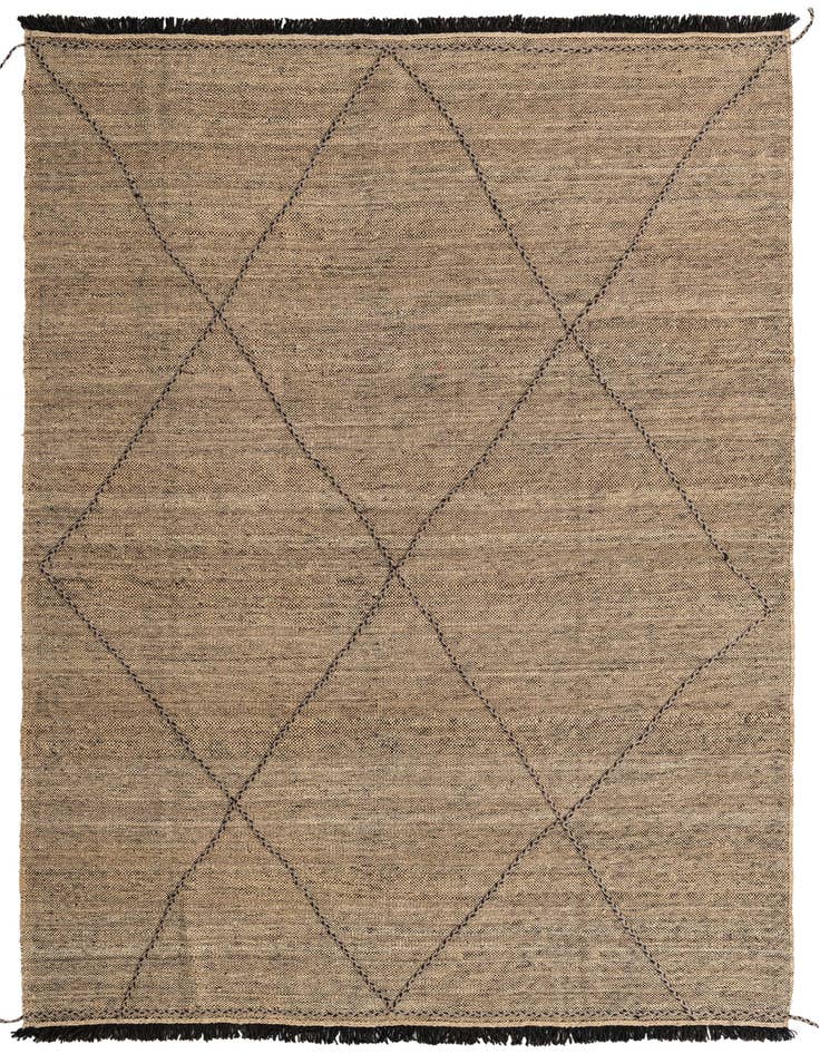Detail image of 7' 1 x 9' 7 Hand Knotted Moroccan Wool Rug