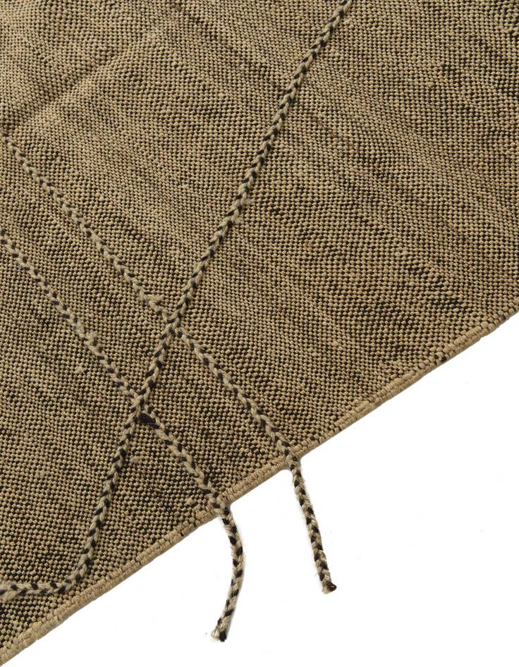 Detail image of 7' x 9' 8  Hand Knotted Moroccan Wool Rug