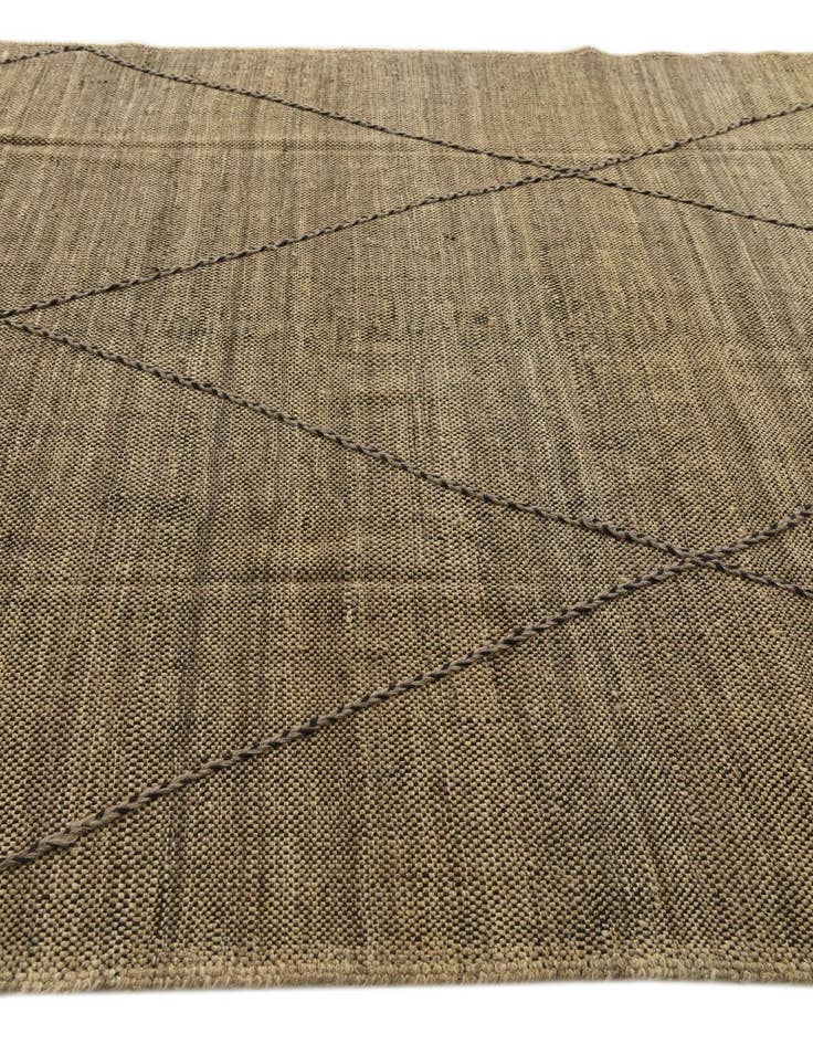 Detail image of 6' 10 x 9' 8  Hand Knotted Moroccan Wool Rug