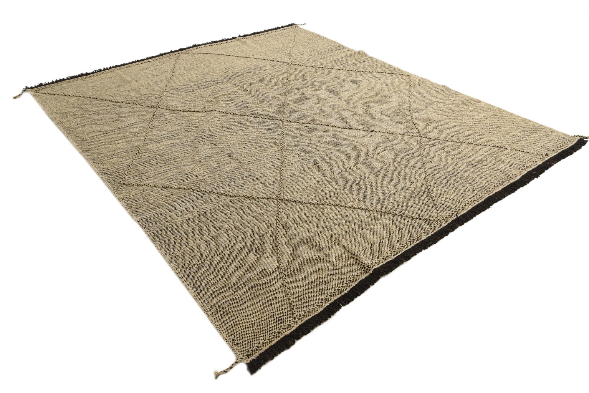 8' 5 x 9' 6 Hand Knotted Moroccan Wool Rug