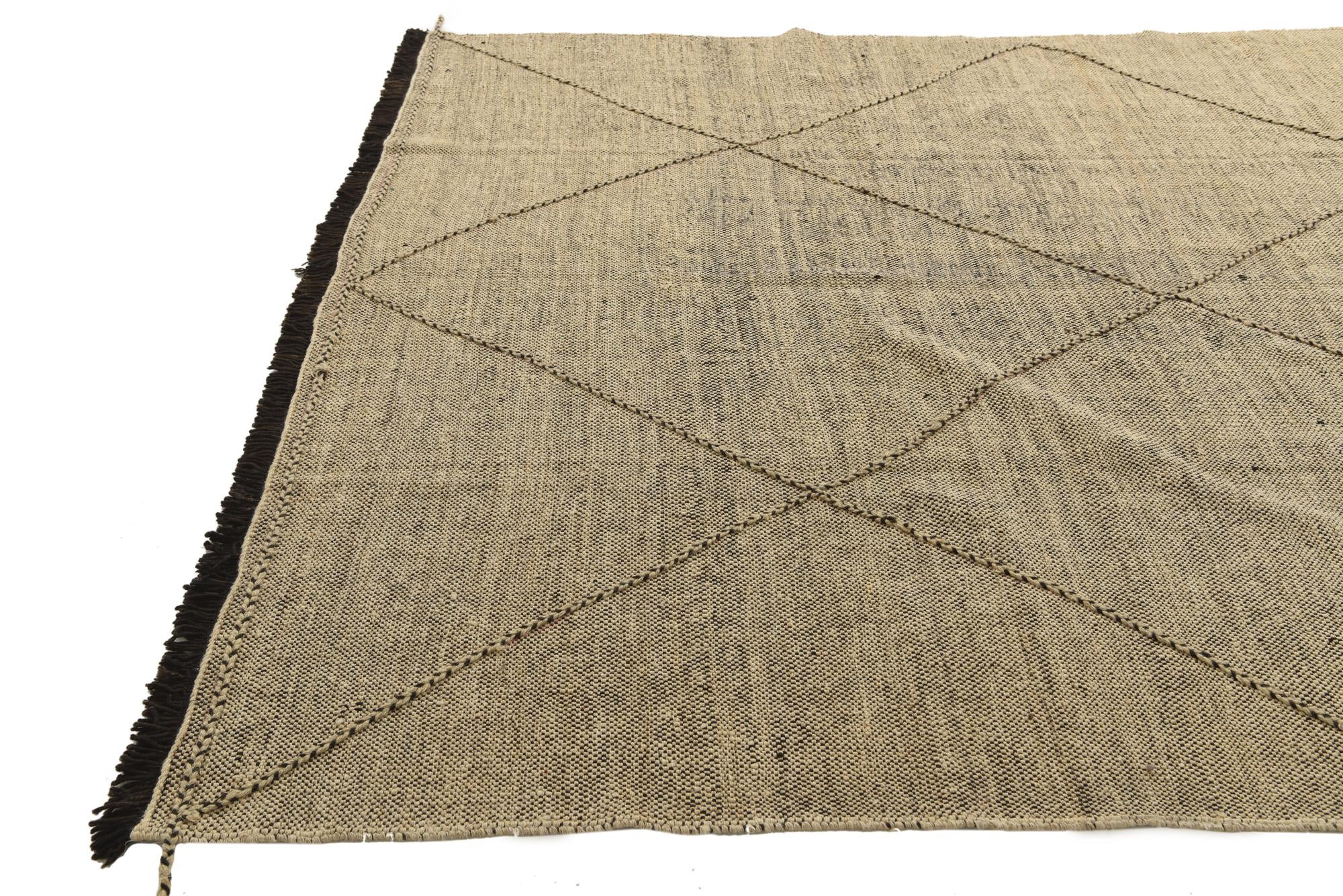 8' 5 x 9' 6 Hand Knotted Moroccan Wool Rug