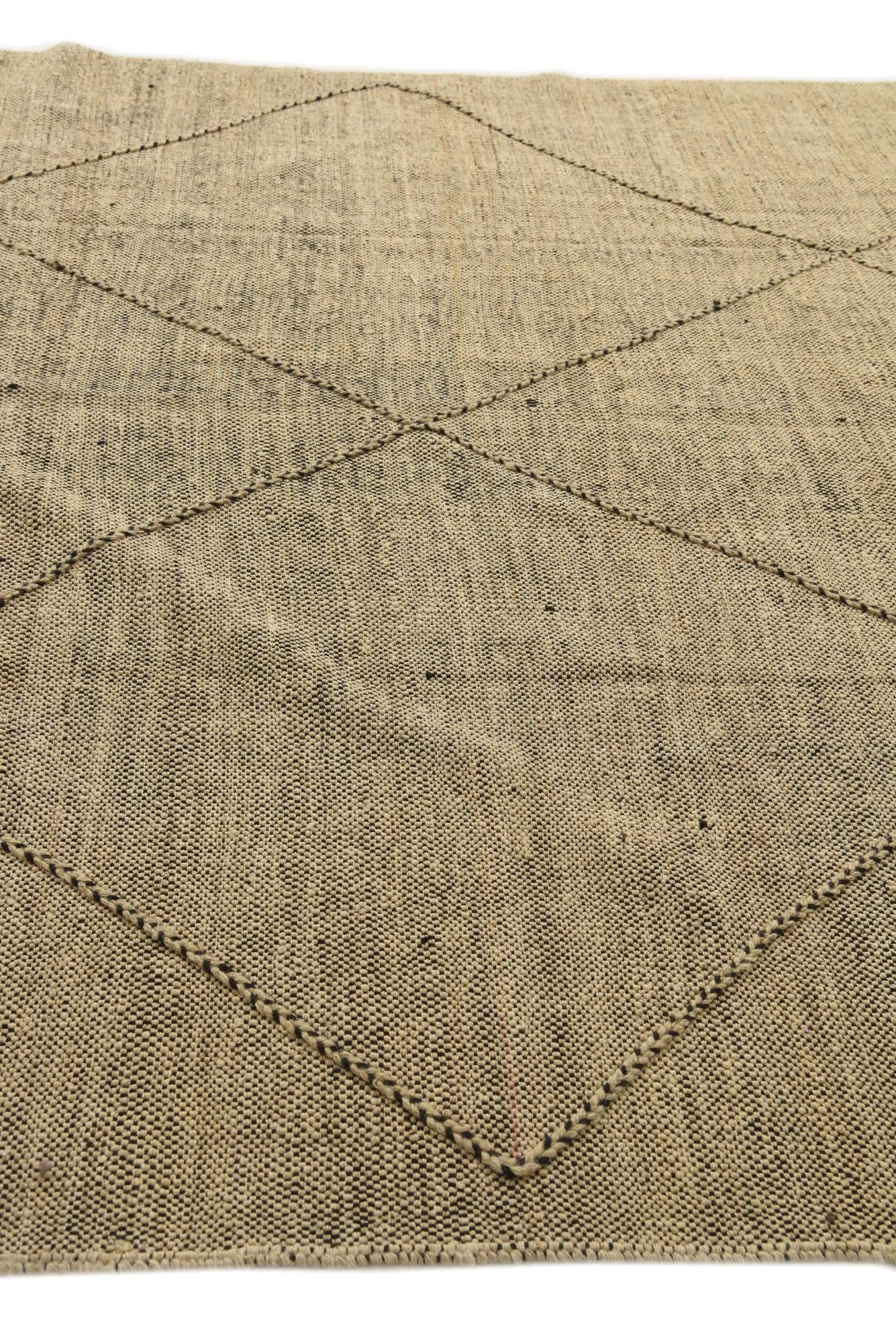 8' 5 x 9' 6 Hand Knotted Moroccan Wool Rug