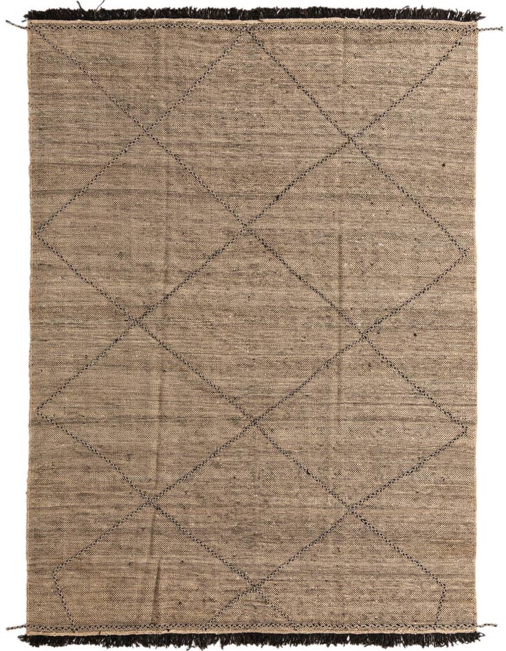 Detail image of 7' 4 x 9' 6 Hand Knotted Moroccan Wool Rug