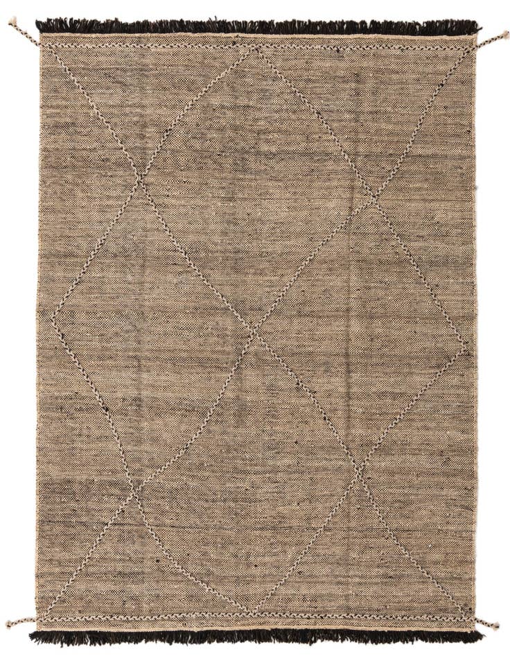 Detail image of 6' x 7' 7 Hand Knotted Moroccan Wool Rug