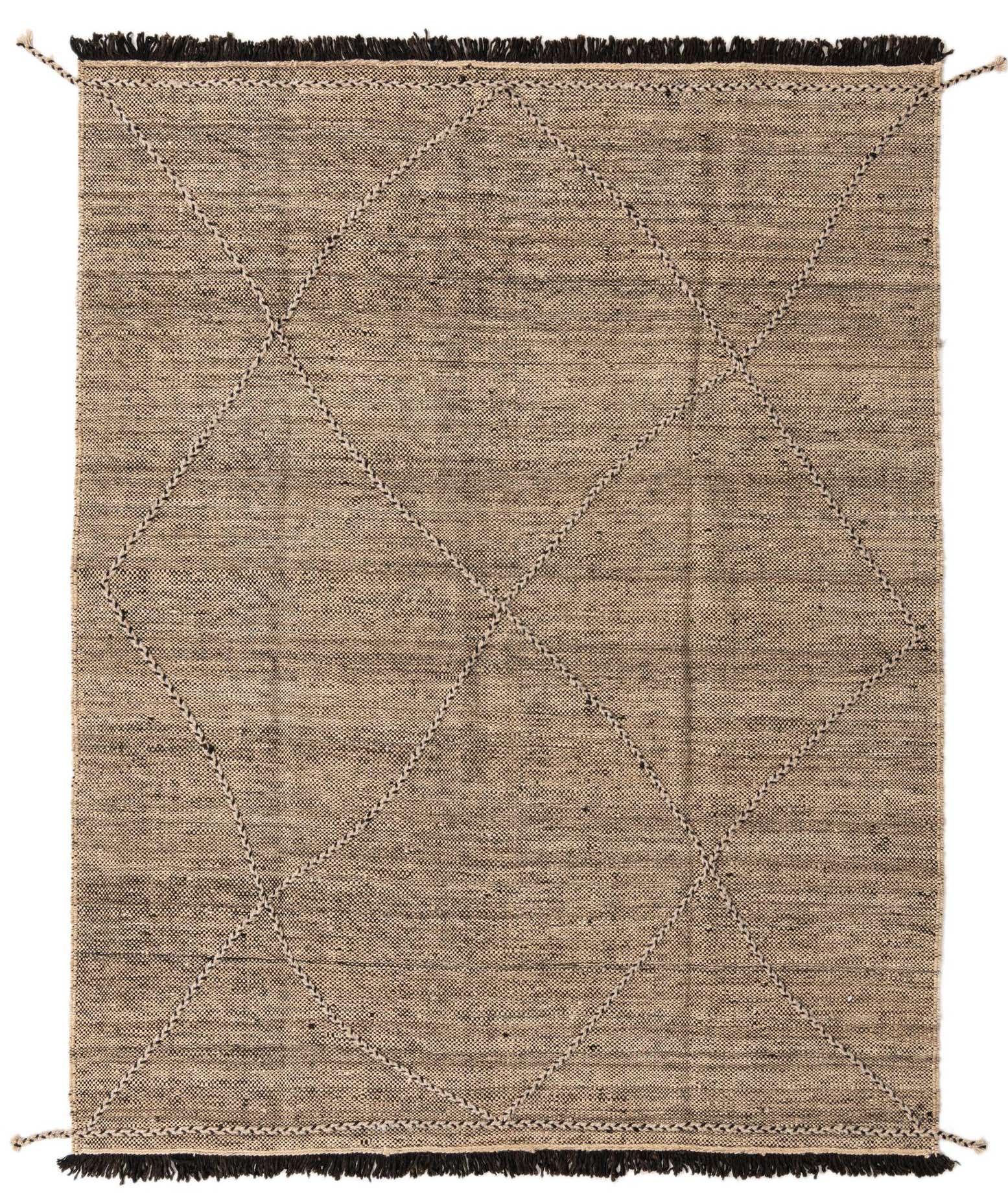 6' x 7' 7 Hand Knotted Moroccan Wool Rug