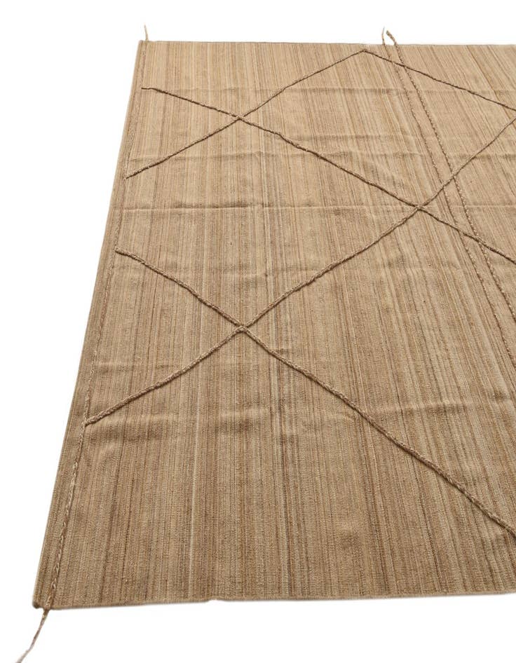 Detail image of 8' 10 x 11' 4  Hand Knotted Moroccan Wool Rug