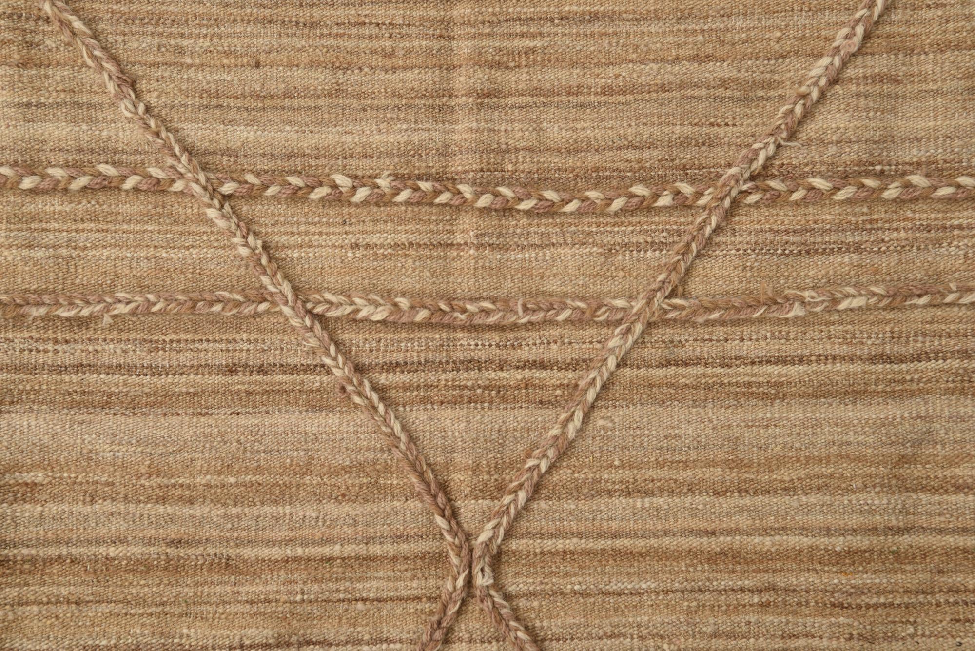 8' 10 x 11' 4 Hand Knotted Moroccan Wool Rug