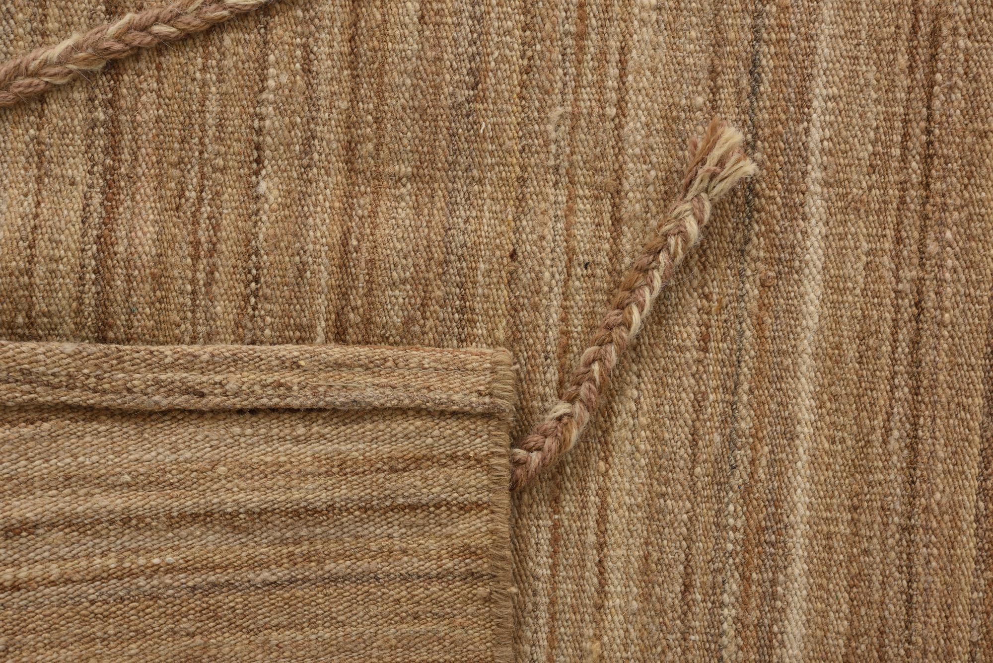 8' 10 x 11' 4 Hand Knotted Moroccan Wool Rug