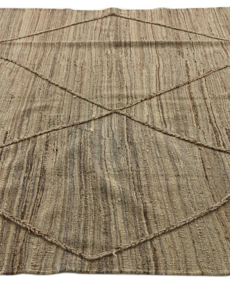 Detail image of 6' x 7' 8  Hand Knotted Moroccan Wool Rug