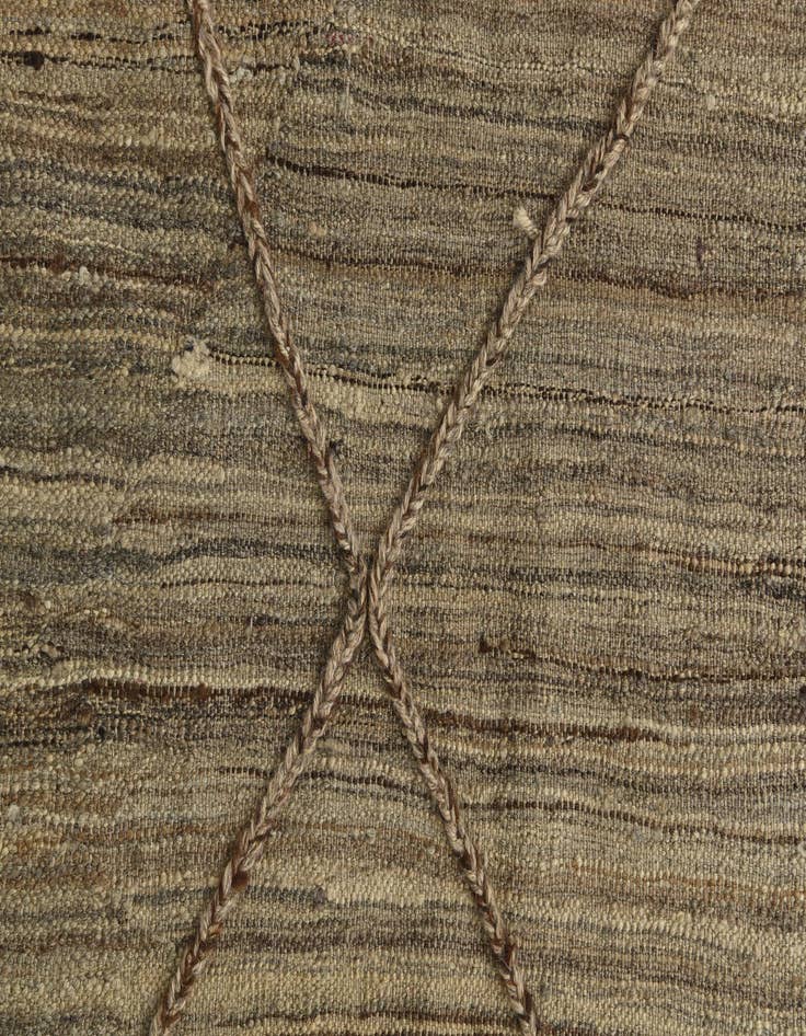 Detail image of 6' x 7' 8  Hand Knotted Moroccan Wool Rug