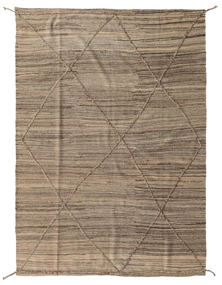 Detail image of 6' x 7' 8 Hand Knotted Moroccan Wool Rug