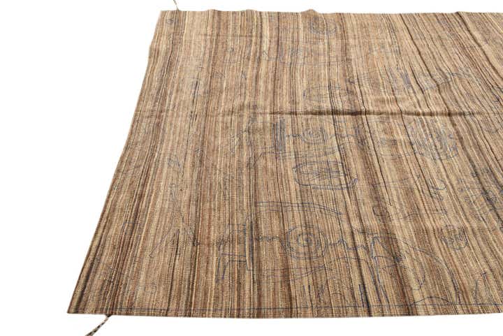 5' 10 x 7' 2 Hand Knotted Moroccan Wool Rug