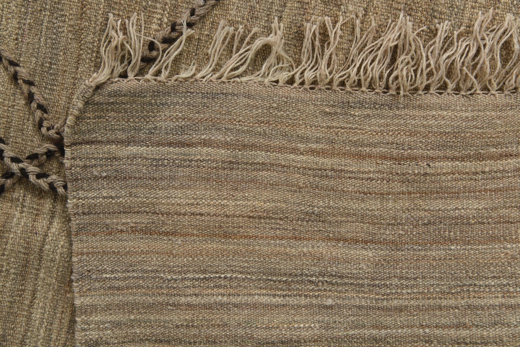 6' 9 x 9' 8 Hand Knotted Moroccan Wool Rug