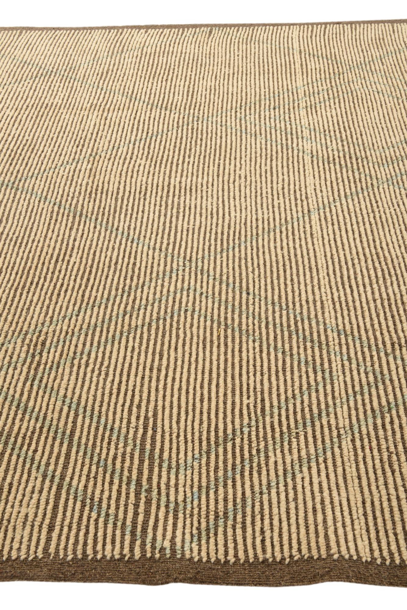 8' 5 x 10' 10 Hand Knotted Moroccan Wool Rug