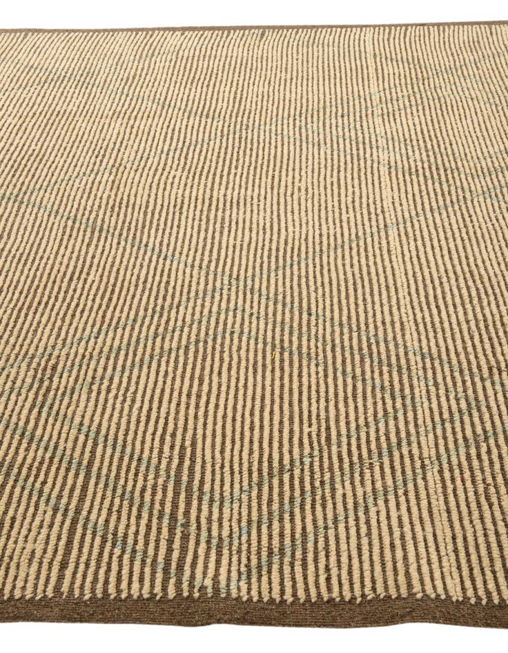 Detail image of 8' 5 x 10' 10  Hand Knotted Moroccan Wool Rug