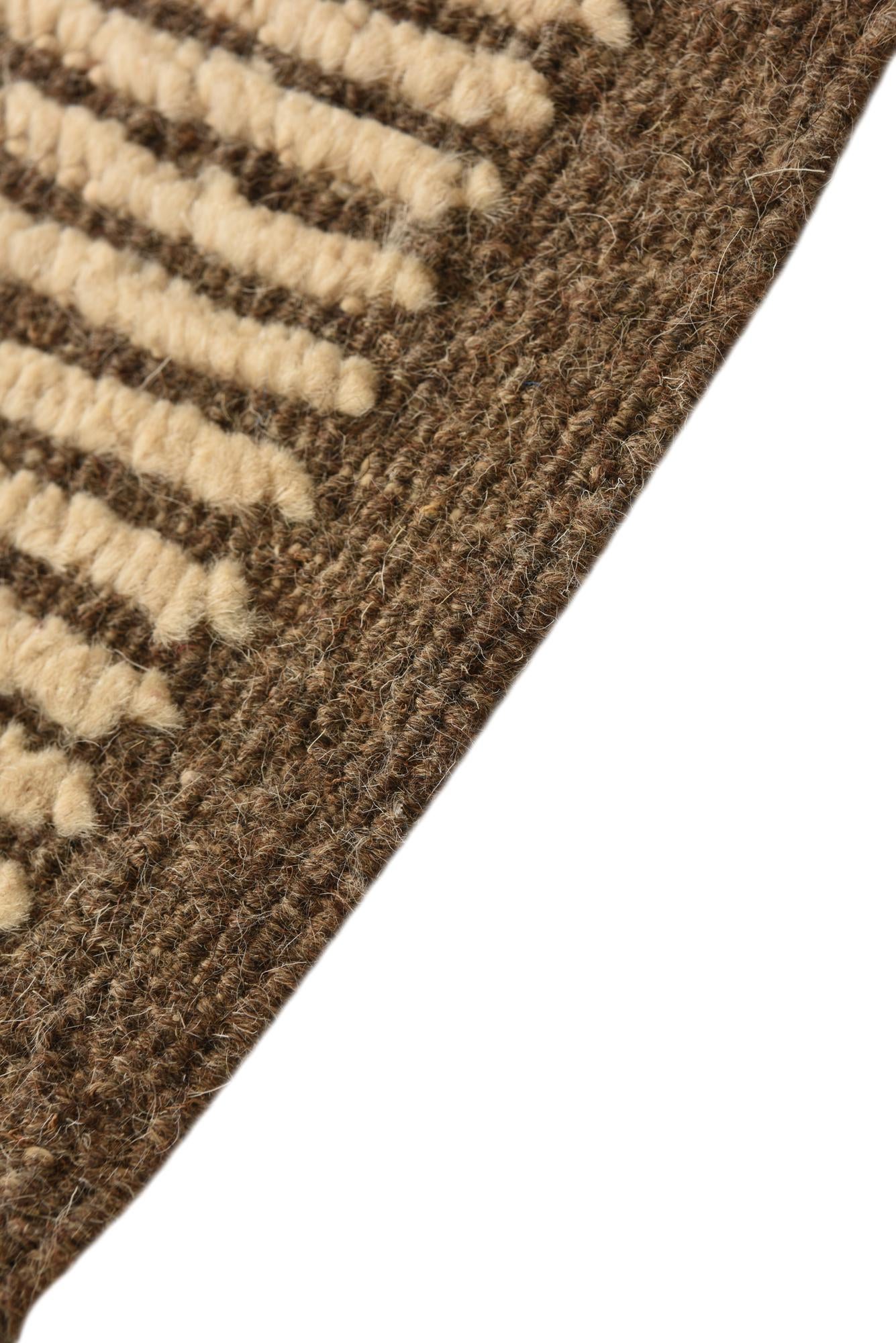 8' 5 x 10' 10 Hand Knotted Moroccan Wool Rug