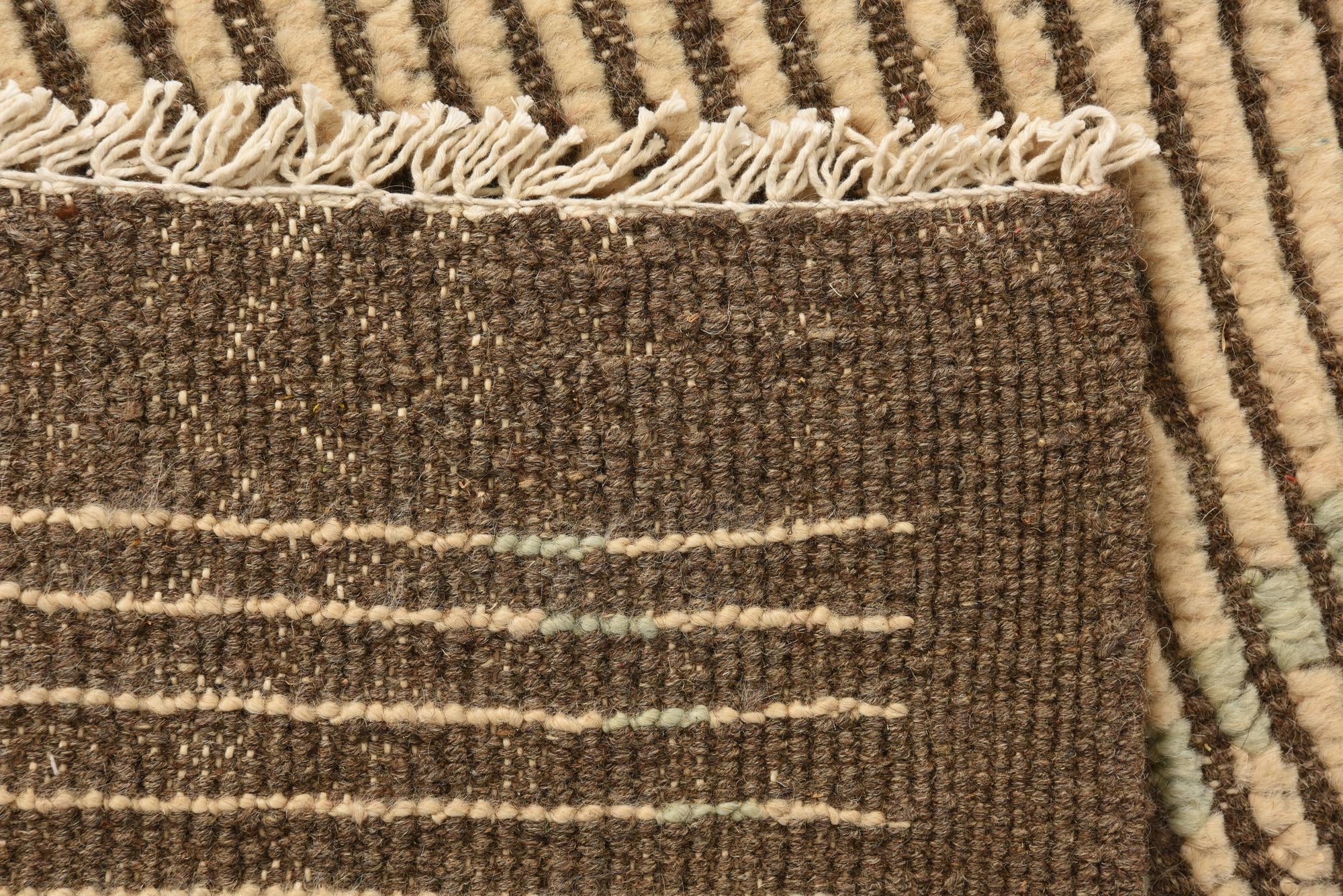 8' 5 x 10' 10 Hand Knotted Moroccan Wool Rug