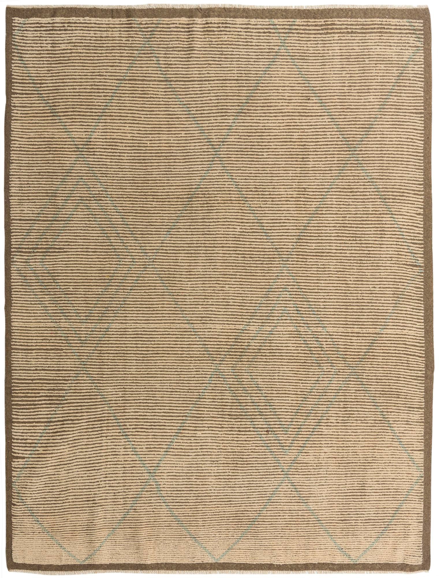 8' 5 x 10' 10 Hand Knotted Moroccan Wool Rug