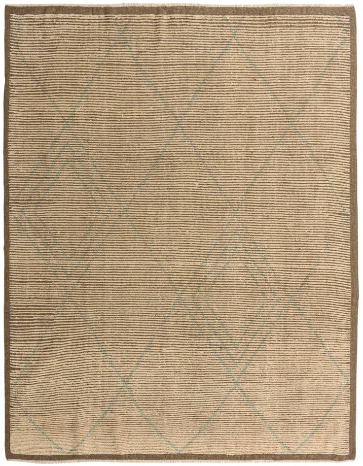 Detail image of 8' 5 x 10' 10 Hand Knotted Moroccan Wool Rug