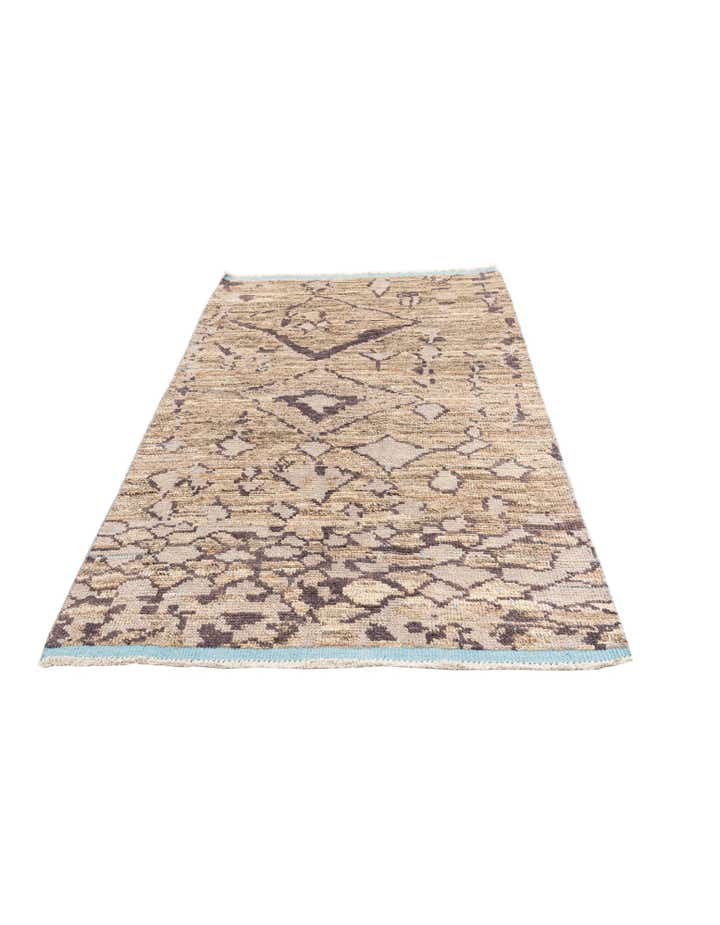5' x 7' 5 Hand Knotted Moroccan Wool Rug