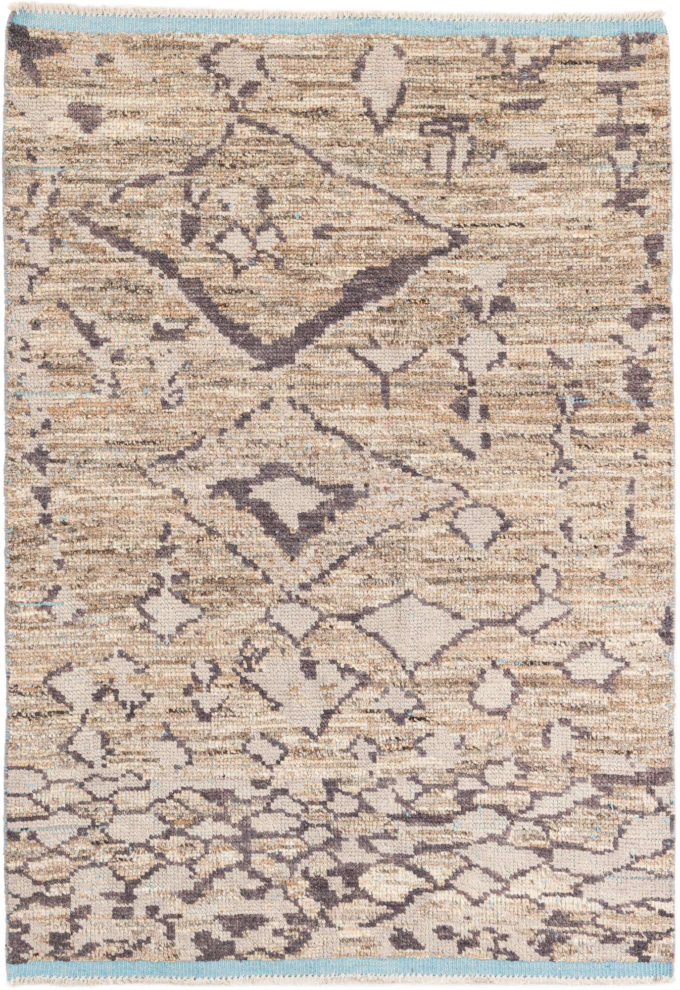 5' x 7' 5 Hand Knotted Moroccan Wool Rug