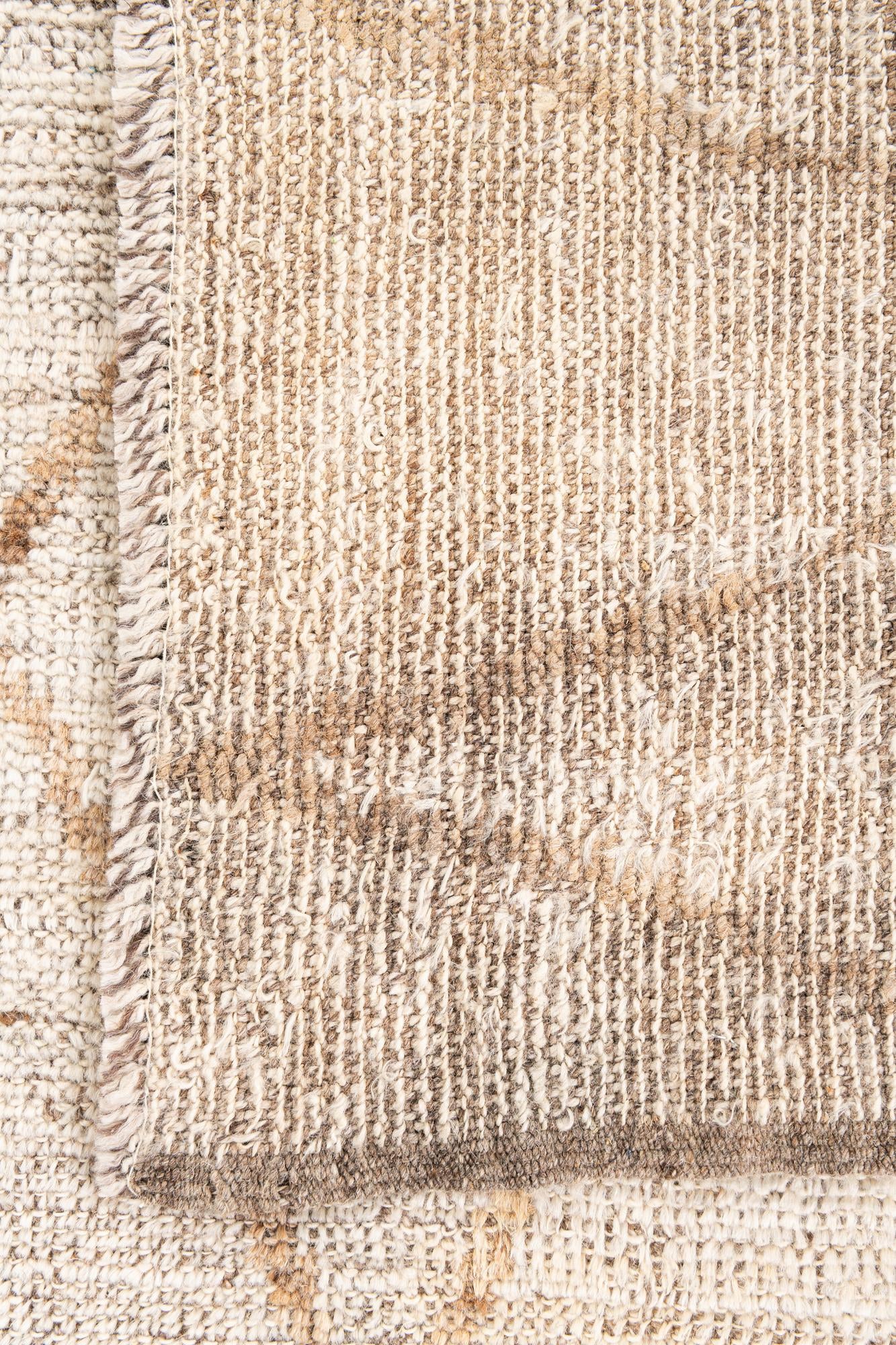 5' 6 x 6' 10 Hand Knotted Moroccan Wool Rug