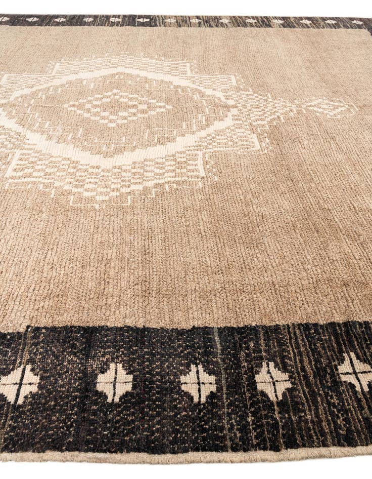 Detail image of 12' 8 x 15'  Hand Knotted Moroccan Wool Rug