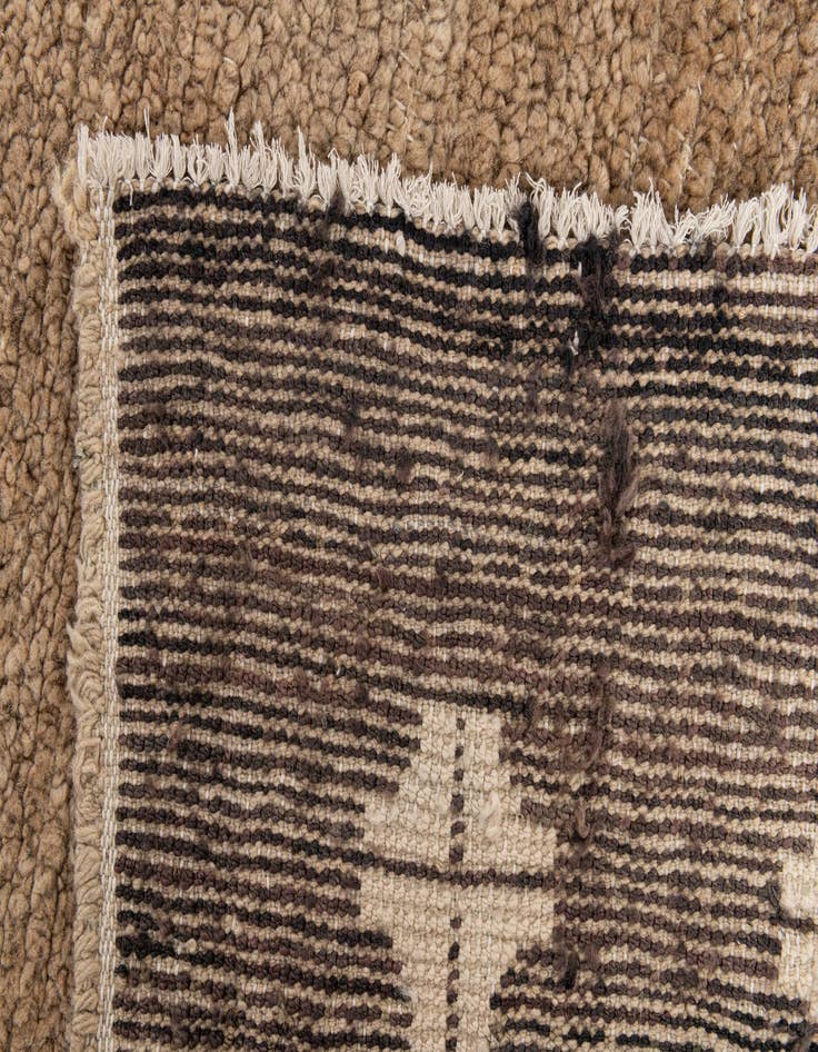 Detail image of 12' 8 x 15'  Hand Knotted Moroccan Wool Rug