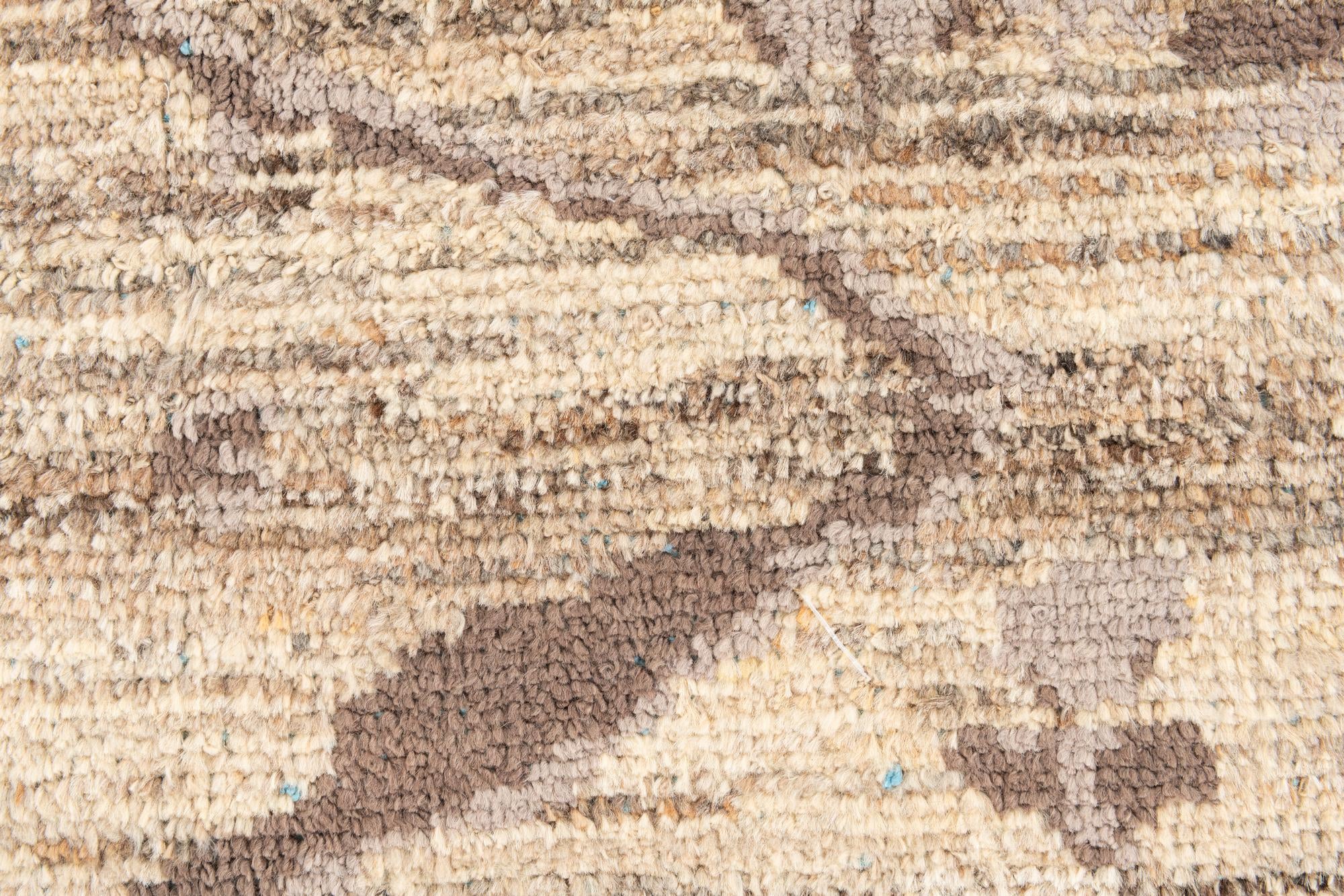 5' x 7' 1 Hand Knotted Moroccan Wool Rug