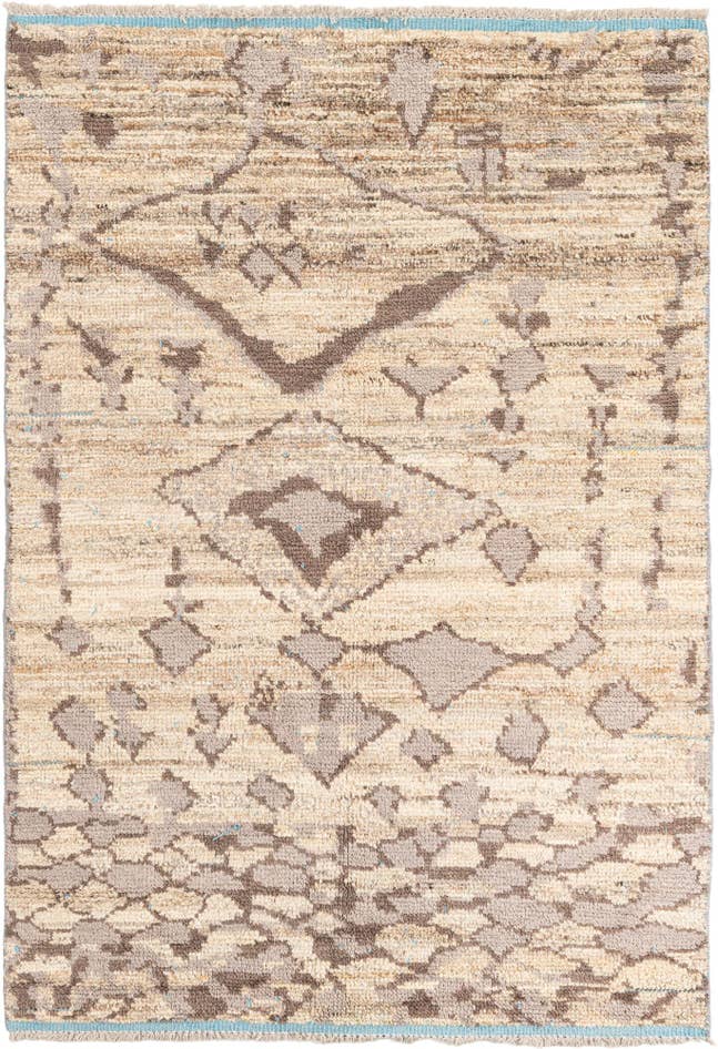 Detail image of 5' x 7' 1 Hand Knotted Moroccan Wool Rug