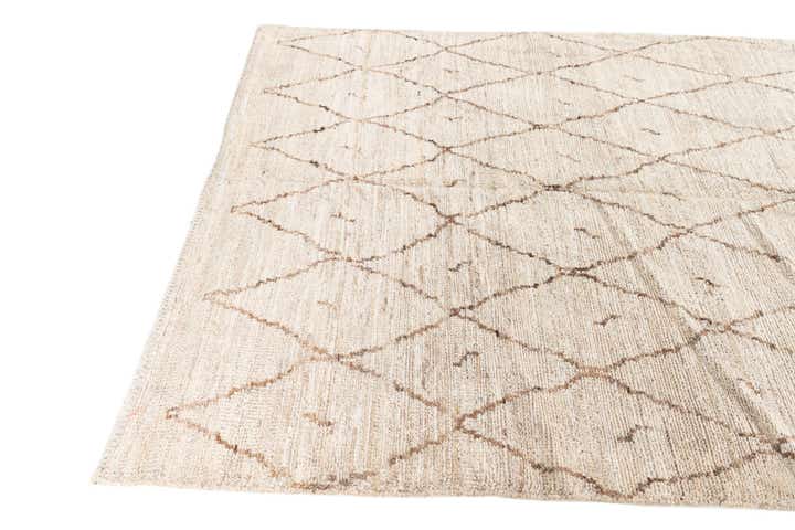 5' 3 x 6' 8 Hand Knotted Moroccan Wool Rug