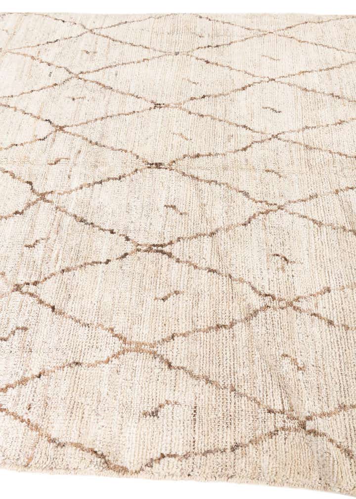 5' 3 x 6' 8 Hand Knotted Moroccan Wool Rug