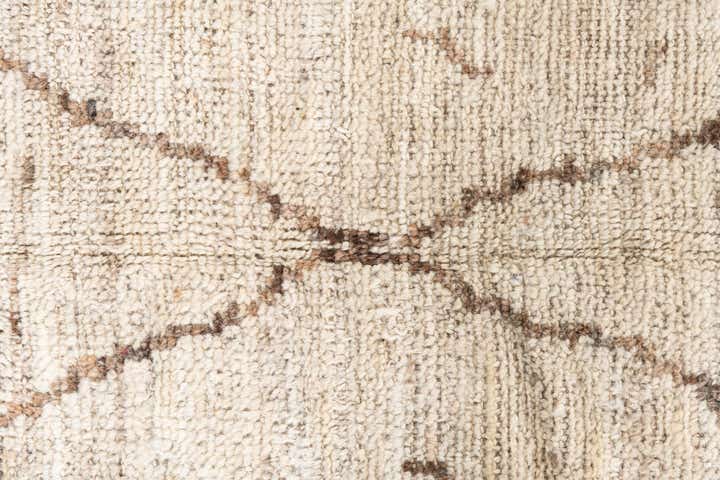 5' 3 x 6' 8 Hand Knotted Moroccan Wool Rug
