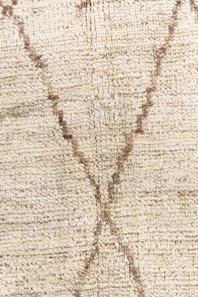 5' 3 x 6' 8 Hand Knotted Moroccan Wool Rug