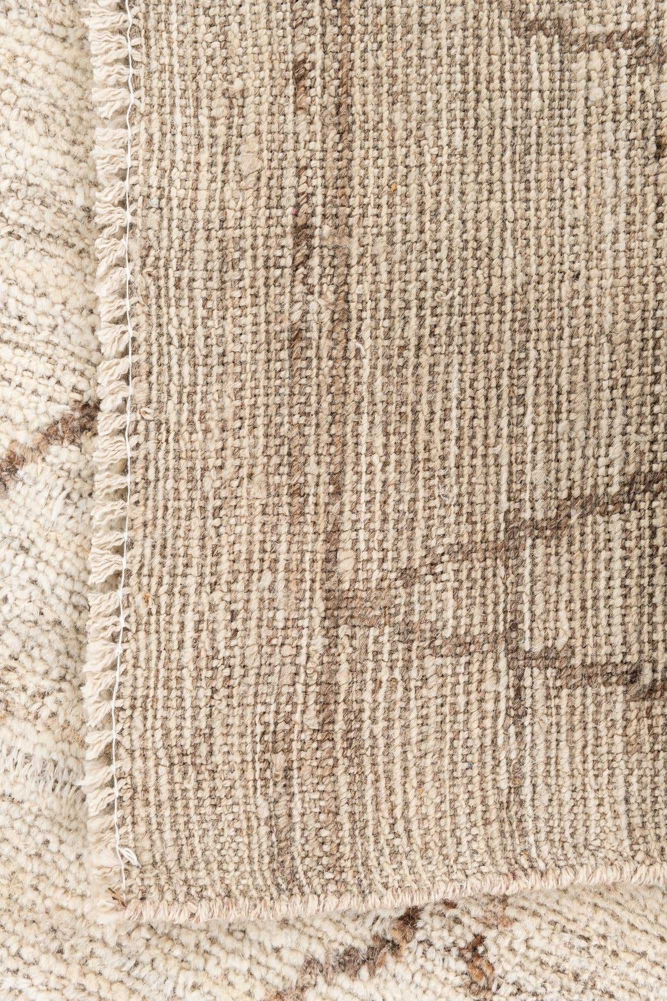 5' 3 x 6' 8 Hand Knotted Moroccan Wool Rug