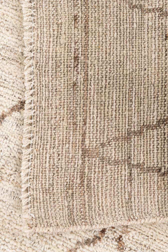 5' 3 x 6' 8 Hand Knotted Moroccan Wool Rug