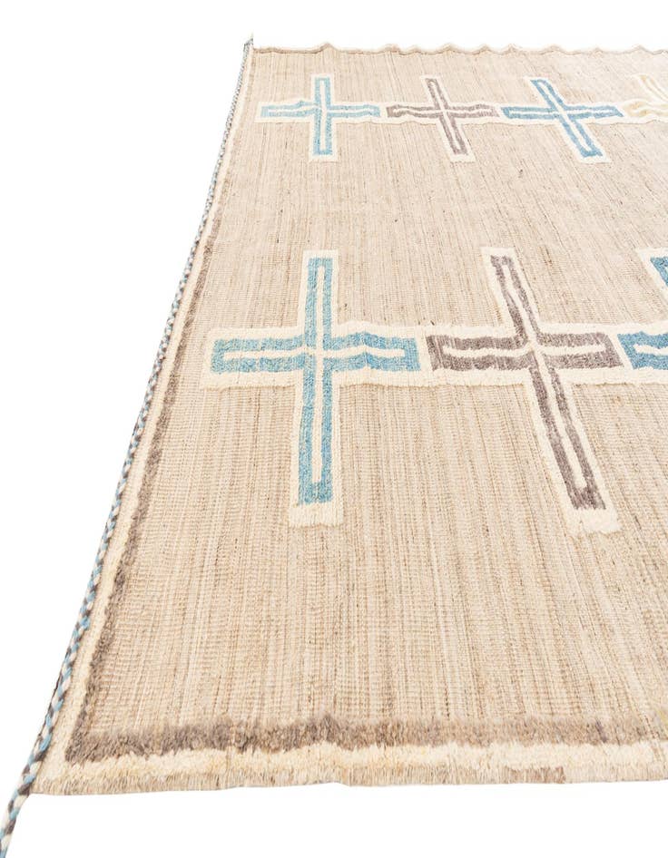Detail image of 8' x 10' 5  Hand Knotted Moroccan Wool Rug