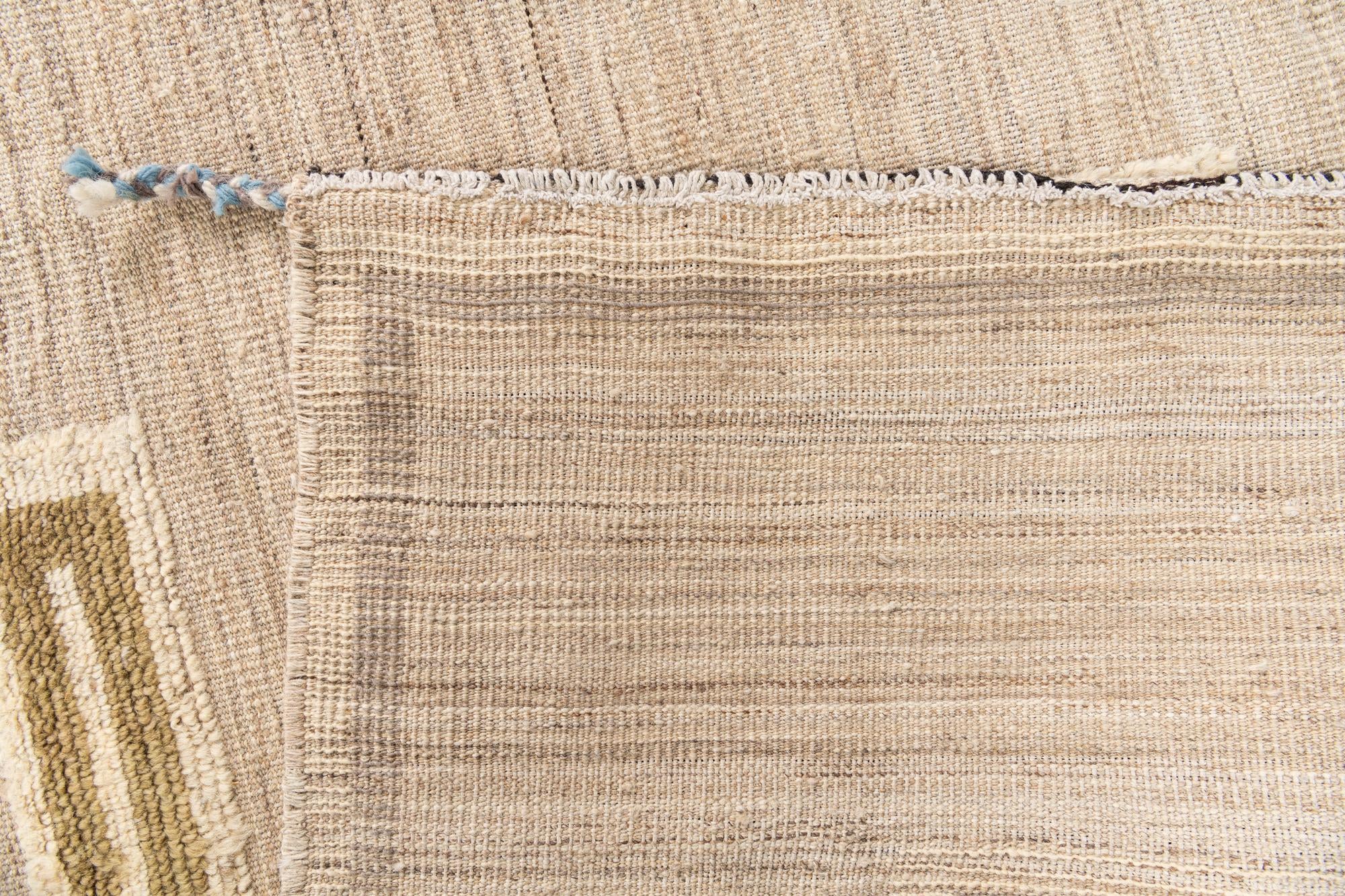 8' x 10' 5 Hand Knotted Moroccan Wool Rug