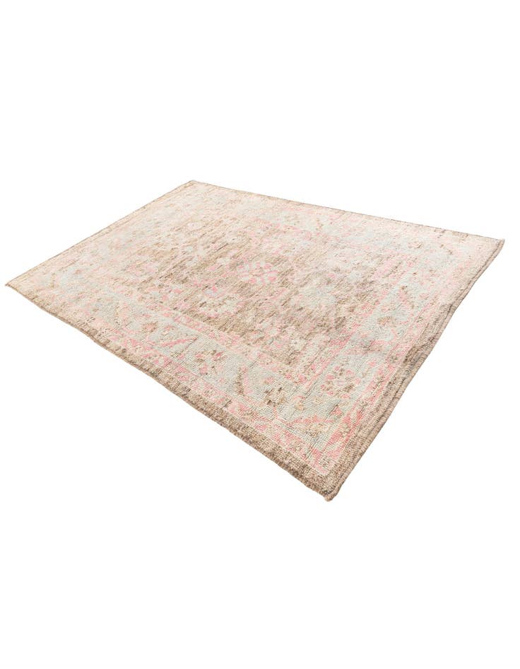 Detail image of 6' 3 x 9' 1  Hand Knotted Moroccan Wool Rug