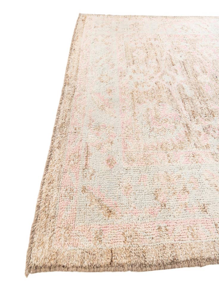 Detail image of 6' 3 x 9' 1  Hand Knotted Moroccan Wool Rug
